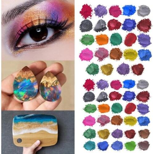Mica Powder Epoxy Resin Dye Cosmetic Grade Soap Colorant for Soap Making Supply LBV