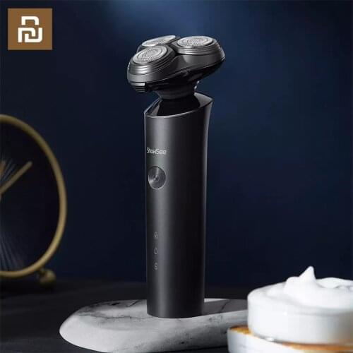 SHOWSEE Electric Shaver Razor Beard Trimmer Shaving For Men 3 Blades Portable Beard Trimmer Cutting Machine Rechargeable