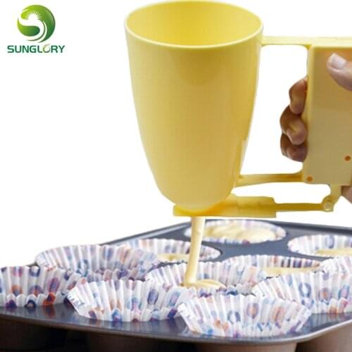 Pastry Pancake Batter Dispenser Cream Dough Cupcake Funnel Meatball Mould Maker Cake Cup Baking Tools Loqumat Al Kadey Device