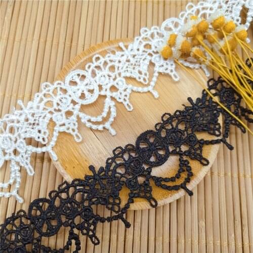Water soluble lace polyester silk clothing accessories Lolita bedside pleated skirt accessories decoration fabric lace available