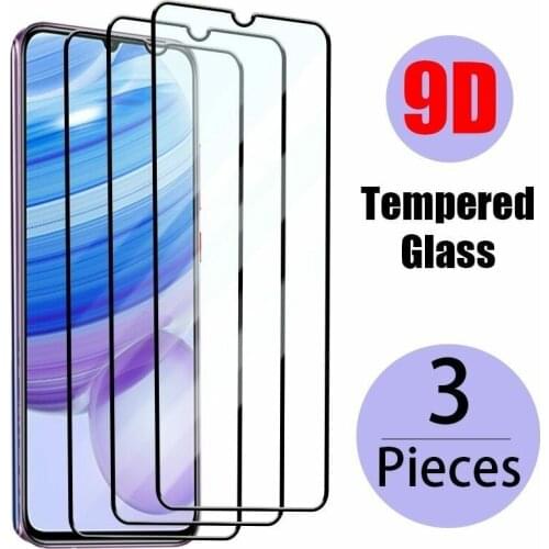 3PCS Full Cover Tempered Glass for Xiaomi Redmi 9 9SE Note 8 10 8A Screen Protector mobile phone accessories