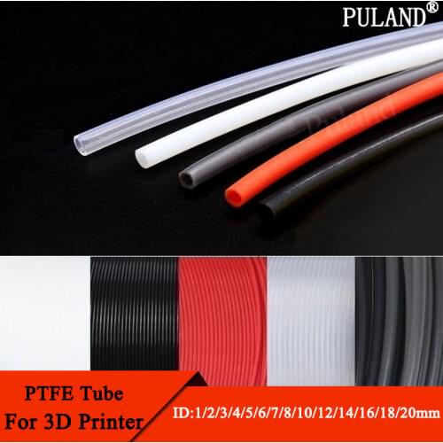PTFE Tube ID 2.5mm x 4mm OD F46 Insulated Capillary Heat Protect Transmit Hose Rigid Pipe Temperature Corrosion Resistance 600V