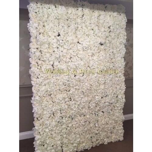 2.4M x 2.4M Ivory Wedding flower backdrop flower wall wedding stage decoration shop Window decor Photography props