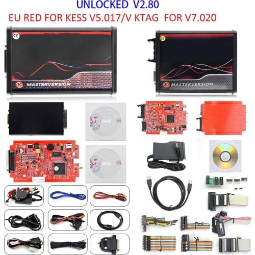 2021 KESS KTAG 2.80 EU Re For KTAG V7.020 4 LED 2.25 SW Online For KESS V5.017 K-TAG 7.020 Master KESS 5.017 OBD2 BDM Tuning