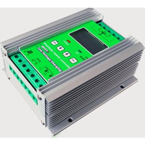 24V 800W mppt hybrid wind solar system controller with dump load resistor 500W wind+ 300W solar