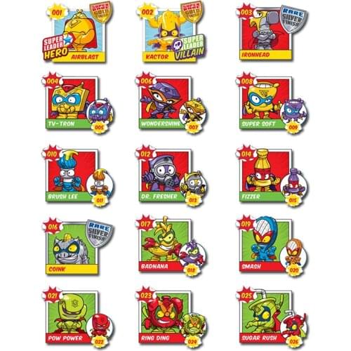 44 Pcs/lot Superzings All Characters Stickers No Repeat Super Zings Series 2 3 4 Birthday Party Decoration Kids Christmas Gift