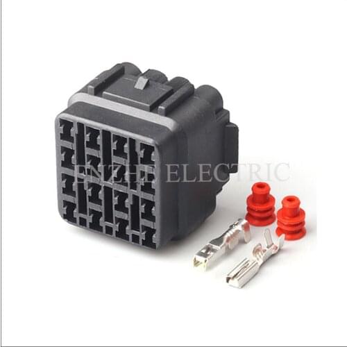 50set car male female Connector cable Terminal connectors jacket auto socket 16 pin Connector automotive plug DJ7163Y-2.2-21
