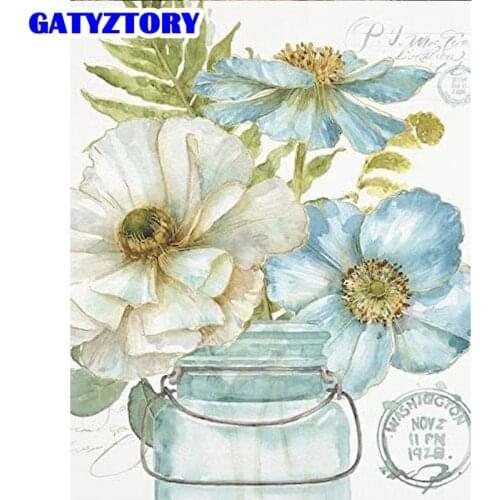 GATYZTORY Picture By Numbers Kits For Adults HandPainted 40x50cm Frame On Canvas Modern Home Living Room Wall Decor Oil Paint