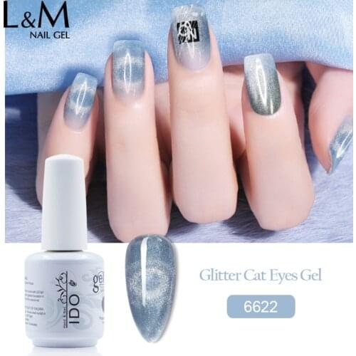 IDO 15ml Cat Eye Gel Nail Polish Soak Off Nail Art Gel Polish Magnicure Nail Gel Cat Eye UV Gel Varnish