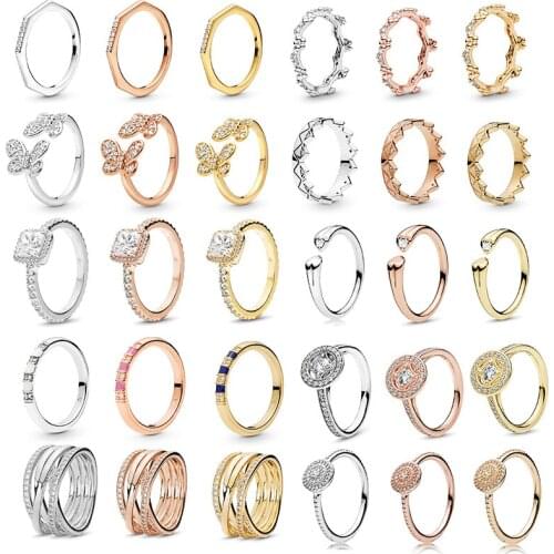 Special Offer Crown Finger Rings For Women Girls Sparkling Zircon Brand Rings Wedding Engagement Jewelry Gift Dropshipping