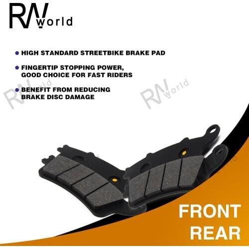 Motorcycles Parts Front and Rear Brake Pads For HONDA GL1800 2006-2014 Goldwing 1800 6 7 8 9 2007 2008 2009 2010 2011 2012 2013