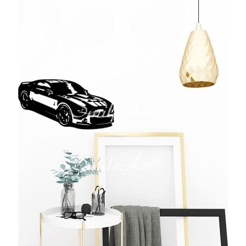 Cartoon Car Wall Decal Living Room Removable Mural For Kids Rooms Decoration Wall Art Sticker Murals