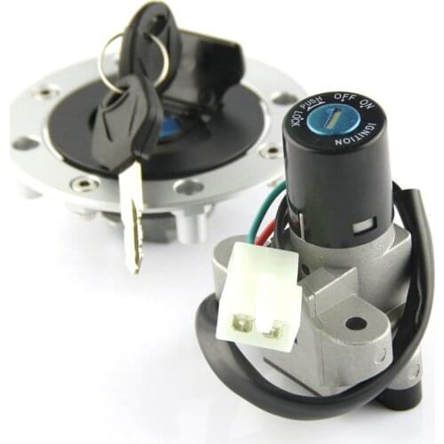 New Motorcycle Ignition Switch Seat Lock Key Set Fuel Gas Cap Kit For Suzuki GSX750 VX800 GSX600 GSF400 M/N/P Bandit RF400 GK78A