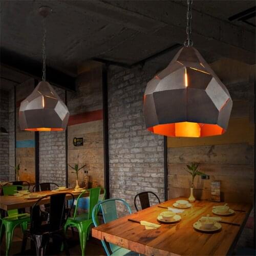Retro Edison Pendant light Loft Style Vintage Metal lampshade Pendant Lamp Industrial Light cafe/bar/living Room Deco Hanglamp