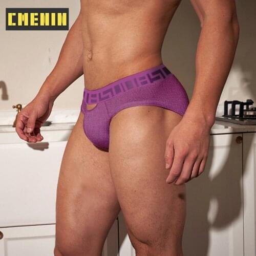 Hot Cotton Gay Panties Jockstrap Mens Briefs Soft Slip Sexy Man Underwear Brief Men Underpants Gaysex BS3122