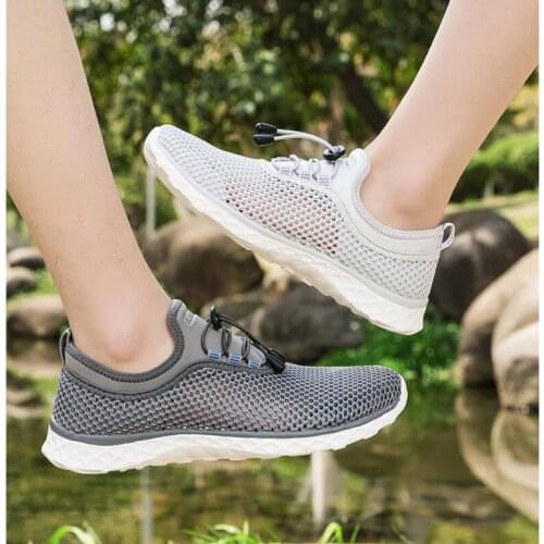 2021 Couple Wading Shoes Ladies Sports Shoes Mesh Breathable Outdoor Hiking Fishing Beach Hiking Climbing Water Sports Shoes
