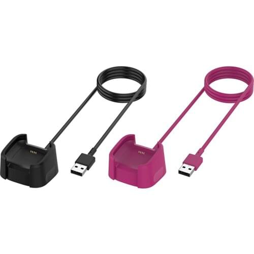 1m USB Charger Cable for Fitbit Versa 2 Smart Watch Charging Adapter Cable Smartwatch Accessories Replacement Watch Adapter