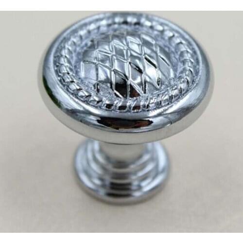 28mm dresser pull drawer knob shiny silver shoe cabinet kitchen cabinet door handle cupboard furniture hardware knobs