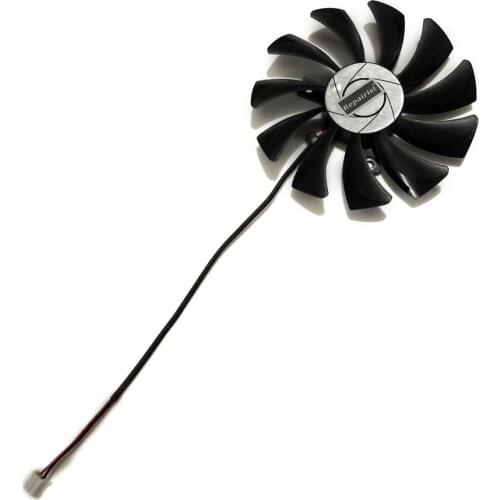 85MM 0.57A 2Pin GTX1050Ti GTX 1050 2G GPU VGA Cooler Fan For MSI Geforce GTX 1050Ti 4G OC Graphic Card Cooling As Replacement