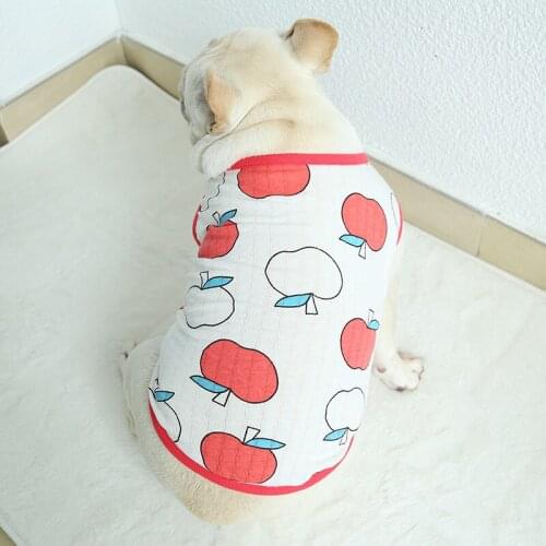 Summer Pet Clothing Pug Clothes French Bulldog Vest Poodle Schnauzer Welsh Corgi Costumes Dropshipping Pet Products Dog Supplies