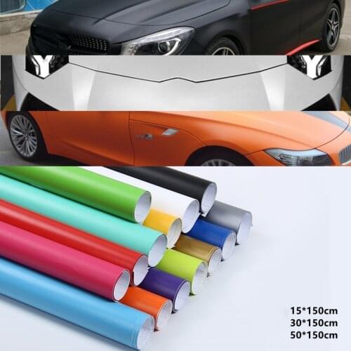 Matte Black Vinyl Wrap Film Car Wrapping Film Sticker Sheet Air Bubble Free Bike Console Computer Cover Skin Car Wrap Vinyl