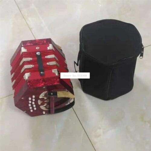 MT-200 High Quality Keyboard Instrument 20-Button 40-Reed Diatonic Concertina For Artistic Performance