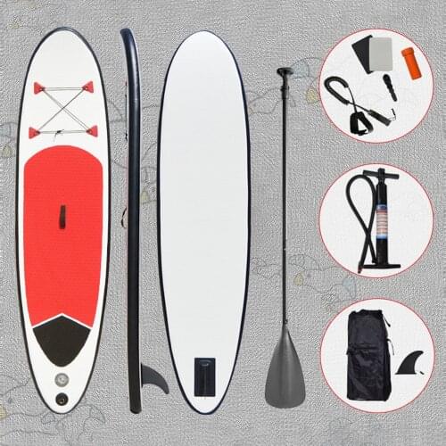 SUP standing paddle board 305x76x10cm inflatable surfboard inflatable paddle board adult professional water paddle fishing board