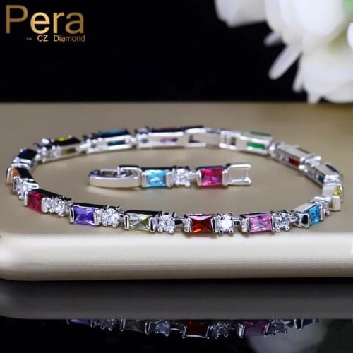 Pera CZ Bracelets With Pendants