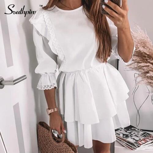 Белые летние платья Southpire China At AliExpress
