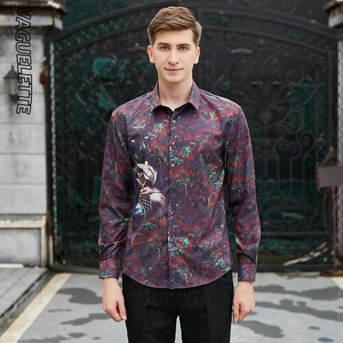 VAGUELETTE Men's Long Shirts