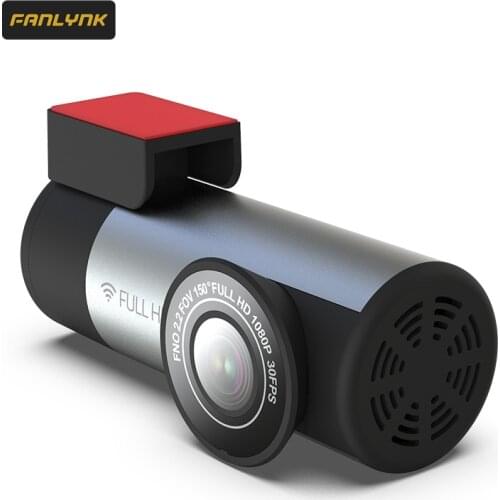Fanlynk Dash Cam 1080P HD Vehicle Drive Auto Video GPS Forensics Smart Connect Android IOS Wifi Car Camera Recorder 24H Parking
