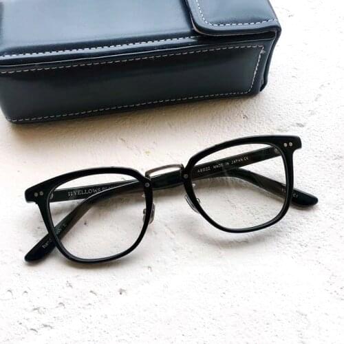 2020 Japan brand Vintage Quality Acetate eyeglasses frame eyewear women men original box case prescription lens free shiping