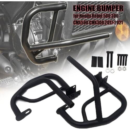 Engine Guard Crash Bar Bumper Frame Protection For Honda Rebel 500 300 CMX 300 500 CMX300 CMX500 Rebel 2017 2018 2019 2020