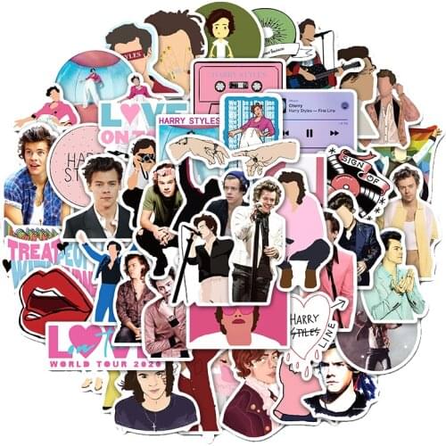 10/30/50pcs/pack Harry Edward Styles British Singer Graffiti Stickers Car Helmet Bicycle Notebook Guitar Skatecar sticker gift