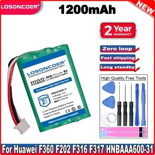 1200mAh Battery For Huawei F360 F202 F316 F317 HNBAAA600-31 Wireless Landline Cordless Phone Fixed-line Rechargeable Batteries