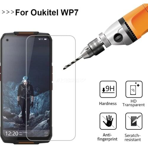 3-1Pcs Tempered Glass For Oukitel WP12 Screen Protector Vidrio templado Glass on Oukitel WP10 5G WP7 WP6 WP5 WP8 Pro Phone Film