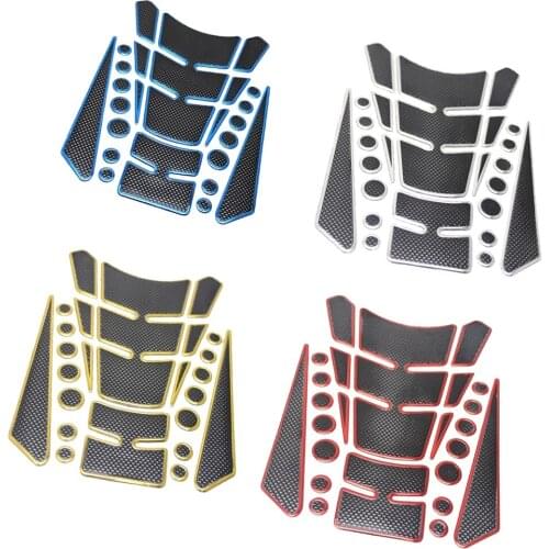 4 Piece Universal Motorcycle Gas Tank Protective Decorative Pad Fish Sticker