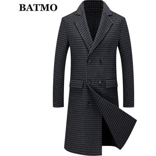 Мужские двубортные пальто Batmo China At AliExpress