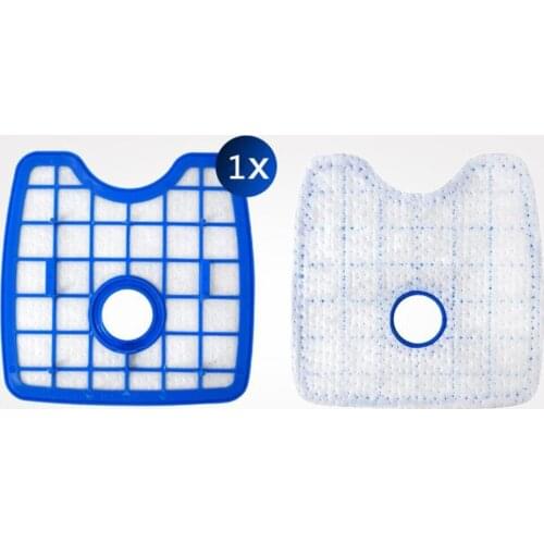 3pcs Vacuums Side Brush & HEPA Filter Kit for Philips FC8820 FC8810 FC8066