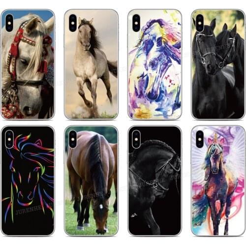 Running Horse Cover Cases For iPod Touch 7 6 5 For iPhones SE 2020 SE2 SE 2 XR X XS 11 12 Pro MAX 6 6S 7 8 Plus Phone Case