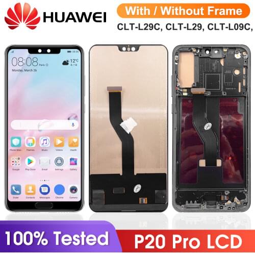 6.1'' Display For Huawei P20 Pro LCD Display Touch Screen Digitizer Assembly For Huawei P20 Pro CLT-L09 CLT-L29 LCD Screen