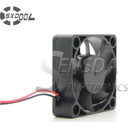 SXDOOL 5015 5cm 50mm 50*50*15cm Dual Ball bearing 12V 0.12A server case DC Brushless Fan 4500RPM 11.5CFM 2-wire lead