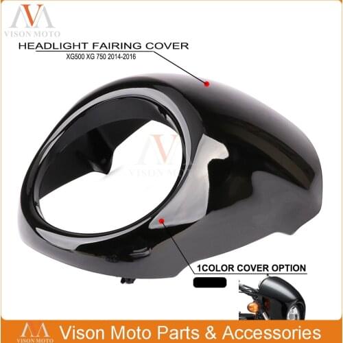 Headlight Headlamp Light Fairing Mask Cover Case For Harley Davidson Street XG500 XG750 XG 500 750 2014 2015 2016