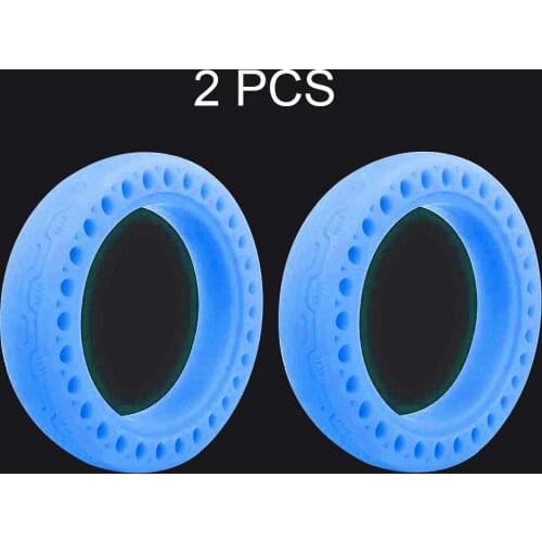 For Xiaomi M365 Scooter Night Fluorescent Tire Luminou Shock Absorber for Xiaom Mijia M365 Pro Electric Scooter Skateboard Tyres