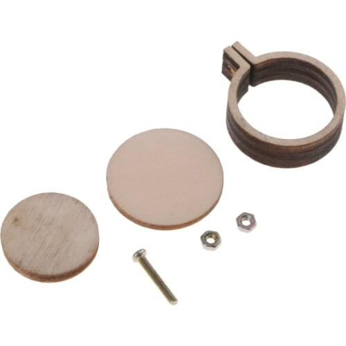 Mini Round Wooden Embroidery Hoop Kit Cross-Stitch Frame Mini Embroidery Hoop Frames needle arts for Children Adults DIY Crafts