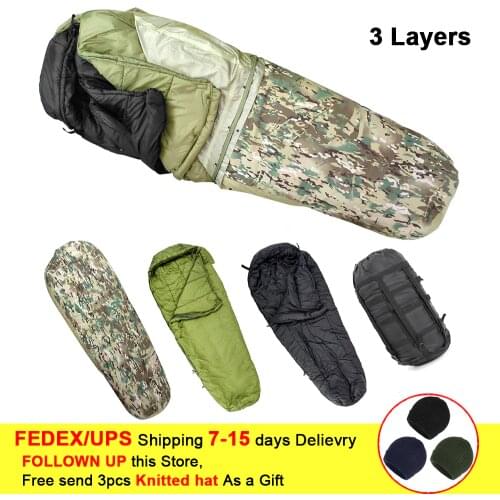 MT 4 in 1 Military Modular Sleeping Bag Liner Camping Winter Thermal Adult Mummy Nature Hike Army Outdoor Tourist Sleepsacks