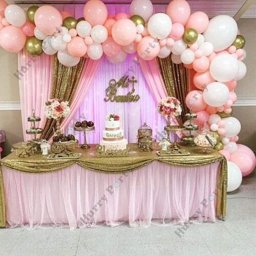 116Pcs Birthday Balloons Garland Arch Kit Macaron White Pink Ballon Kit For Adult Engagement Anniversary Party Decoration Globo