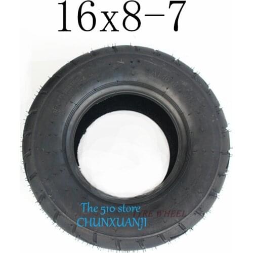 Newest Good Quality Multi-style and Multi-pattern 16x8.00-7 ATV Tire Fit for ATV 50CC,90CC,70CC,110CC,125CC Outer Tubeless Tyre