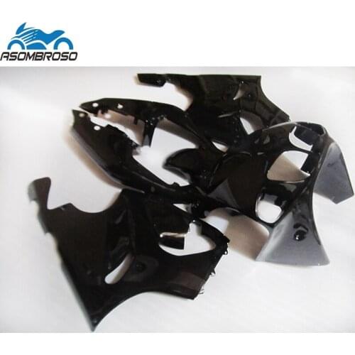 High Quality Motorcycle for Kawasaki Ninja ZX7R fairing kit 1996-2003 bright black fairing set zx7r 96 97 98 99 00 01 02 03 HX82