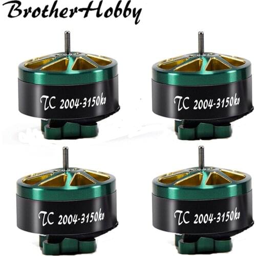 1/4pcs Brotherhobby TC 2004 1700KV/1950KV/2100KV/3150KV Brushless Motor For FPV Multicopter for RC Drone